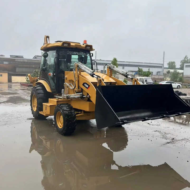 Used Caterpillar CAT 420F Backhoe Loader Retro Excavator CAT420F Cheap Price for Sale - Багер-товарач: снимка 2 Used Caterpillar CAT 420F Backhoe Loader Retro Excavator CAT420F Cheap Price for Sale - Багер-товарач: снимка 2