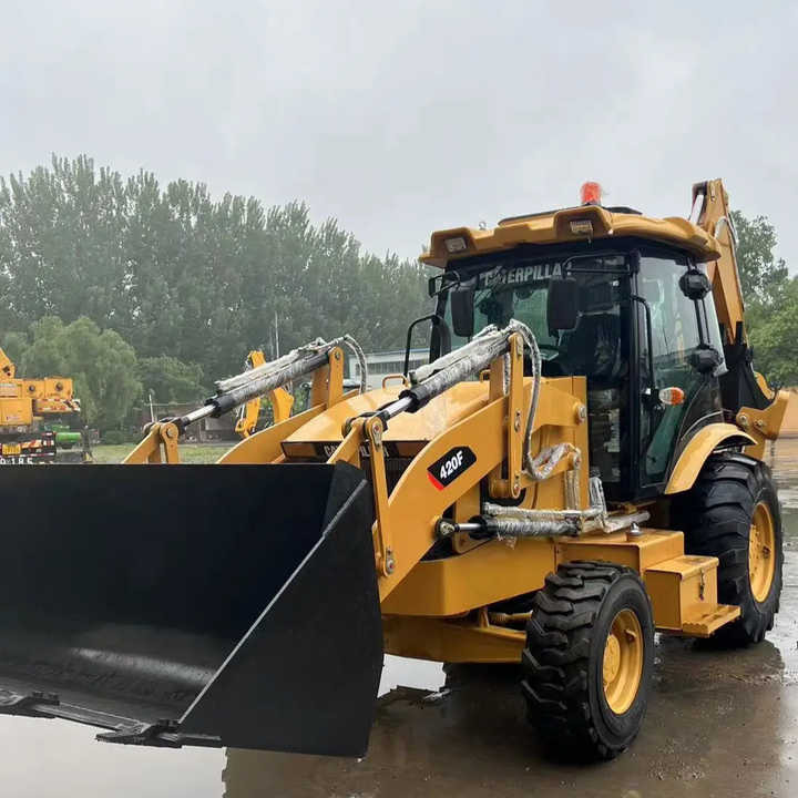 Used Caterpillar CAT 420F Backhoe Loader Retro Excavator CAT420F Cheap Price for Sale - Багер-товарач: снимка 4 Used Caterpillar CAT 420F Backhoe Loader Retro Excavator CAT420F Cheap Price for Sale - Багер-товарач: снимка 4