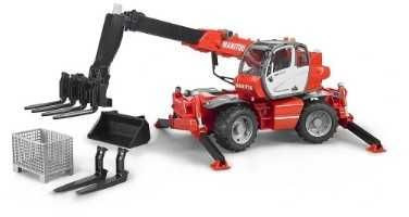 Manitou teleskopowy MRT 2150 z akcesoriami Bruder 02129 - Телескопичен товарач: снимка 1 Manitou teleskopowy MRT 2150 z akcesoriami Bruder 02129 - Телескопичен товарач: снимка 1