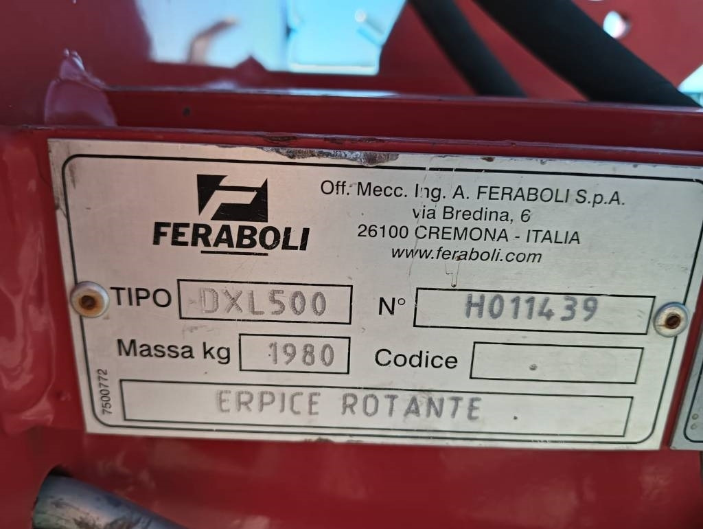 Feraboli DXL500 - Роторна фреза: снимка 5 Feraboli DXL500 - Роторна фреза: снимка 5