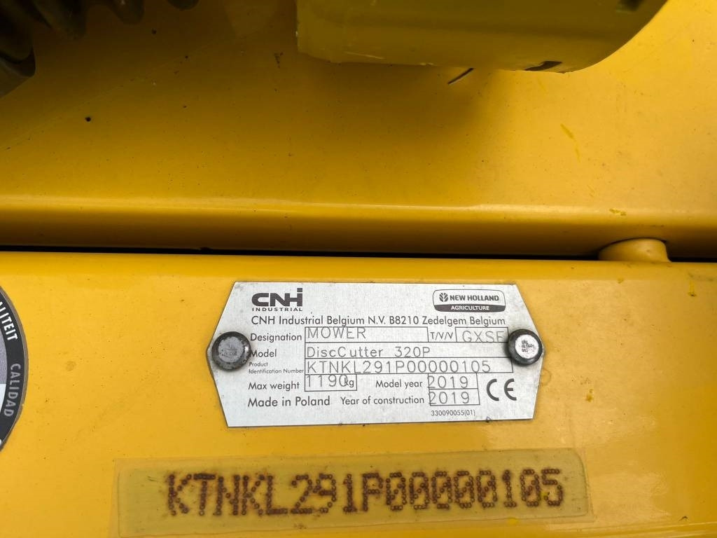 New Holland DISCOCUTTER 320 P - Косачка: снимка 5 New Holland DISCOCUTTER 320 P - Косачка: снимка 5