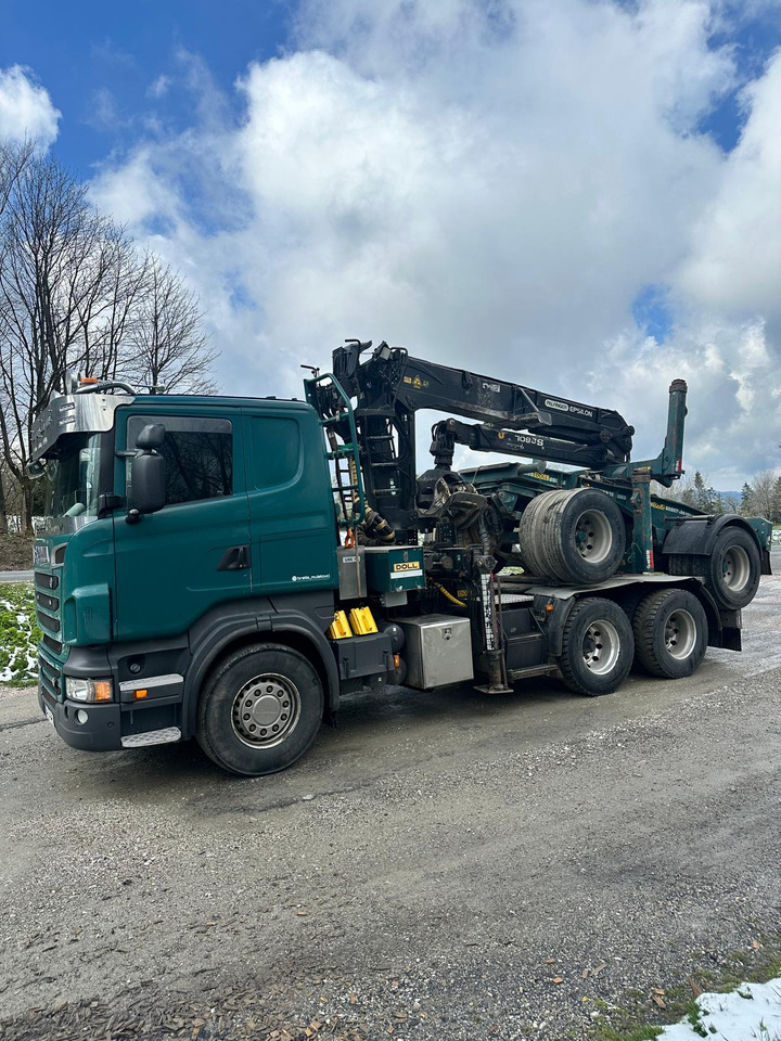 SCANIA R620 - Камион за дърва, Камион с кран: снимка 2 SCANIA R620 - Камион за дърва, Камион с кран: снимка 2