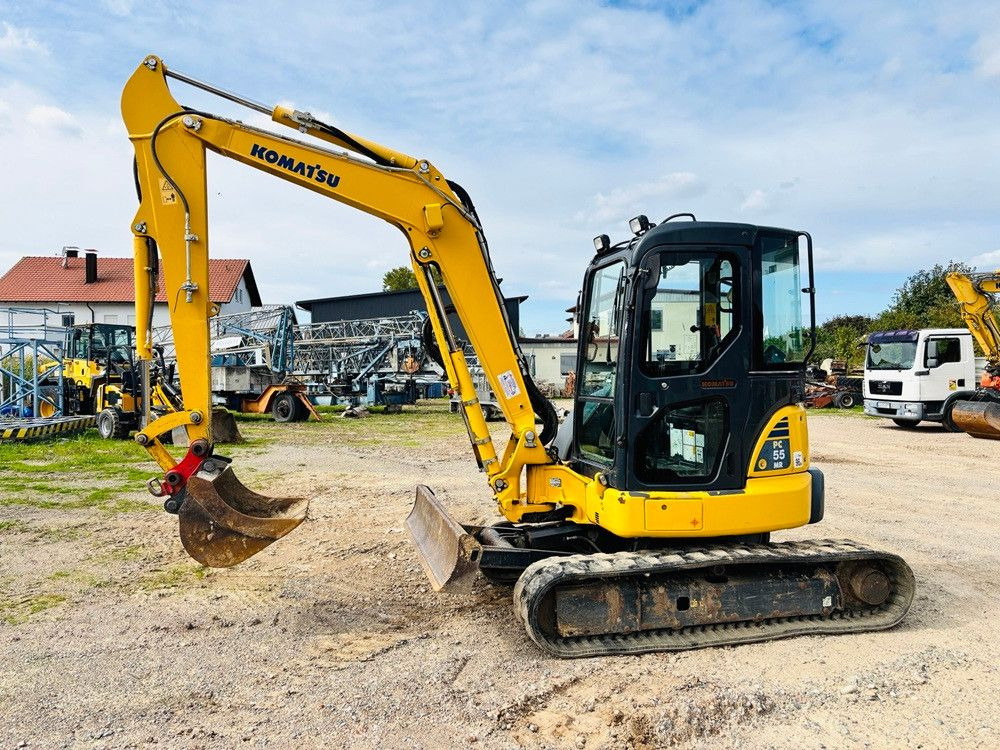 Komatsu PC55MR-3 - Мини багер: снимка 1 Komatsu PC55MR-3 - Мини багер: снимка 1