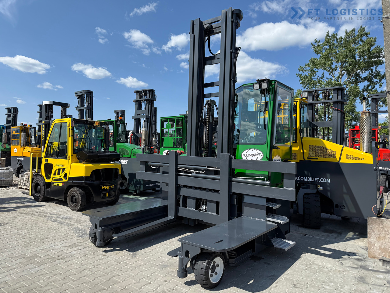 COMBILIFT C5000E / ELECTRIC / TRIPLEX 8300MM / FULL FREE LIFT / WIDE POSITIONER / FORK SIDESHIFT / BATTERY LIKE NEW - Ричтрак с движение в 4 посоки: снимка 2 COMBILIFT C5000E / ELECTRIC / TRIPLEX 8300MM / FULL FREE LIFT / WIDE POSITIONER / FORK SIDESHIFT / BATTERY LIKE NEW - Ричтрак с движение в 4 посоки: снимка 2