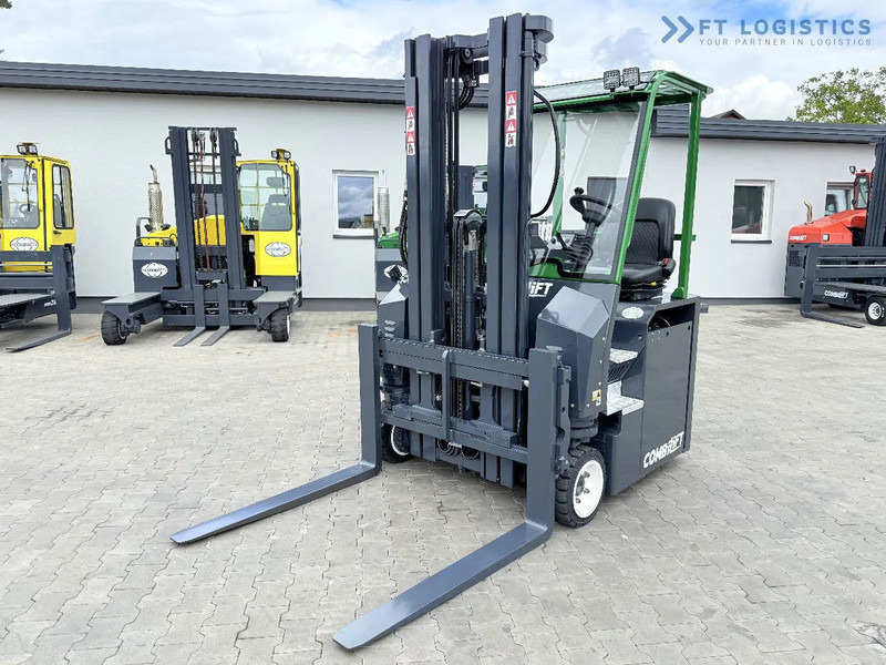 Combilift Combilift CBE2500 / TRIPLEX / 5500MM / FREE LIFT / ELECTRIC DRIVE / ONLY 2300 MTH / FORK POSITIONER / SIDE SHIFT / NEW TYRES / L - Ричтрак с движение в 4 посоки: снимка 1 Combilift Combilift CBE2500 / TRIPLEX / 5500MM / FREE LIFT / ELECTRIC DRIVE / ONLY 2300 MTH / FORK POSITIONER / SIDE SHIFT / NEW TYRES / L - Ричтрак с движение в 4 посоки: снимка 1