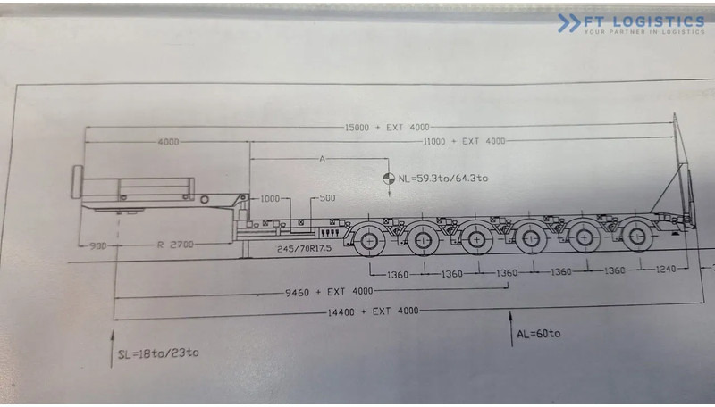 Faymonville FAYMONVILLE STZ-6WAU – 6 AXLES – 92.2T GVW – 73T PAYLOAD – HYDRAULIC RAMPS – EXCELLENT CONDITION! - Нискорамна площадка полуремарке: снимка 2 Faymonville FAYMONVILLE STZ-6WAU – 6 AXLES – 92.2T GVW – 73T PAYLOAD – HYDRAULIC RAMPS – EXCELLENT CONDITION! - Нискорамна площадка полуремарке: снимка 2