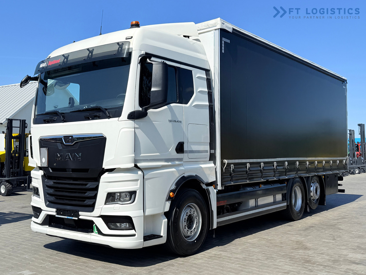 MAN TGX 26.470 / 19 Pallets / Steering Axle / 15 Ton Payload / Retarder / Excellent Condition - Камион с брезент: снимка 1 MAN TGX 26.470 / 19 Pallets / Steering Axle / 15 Ton Payload / Retarder / Excellent Condition - Камион с брезент: снимка 1