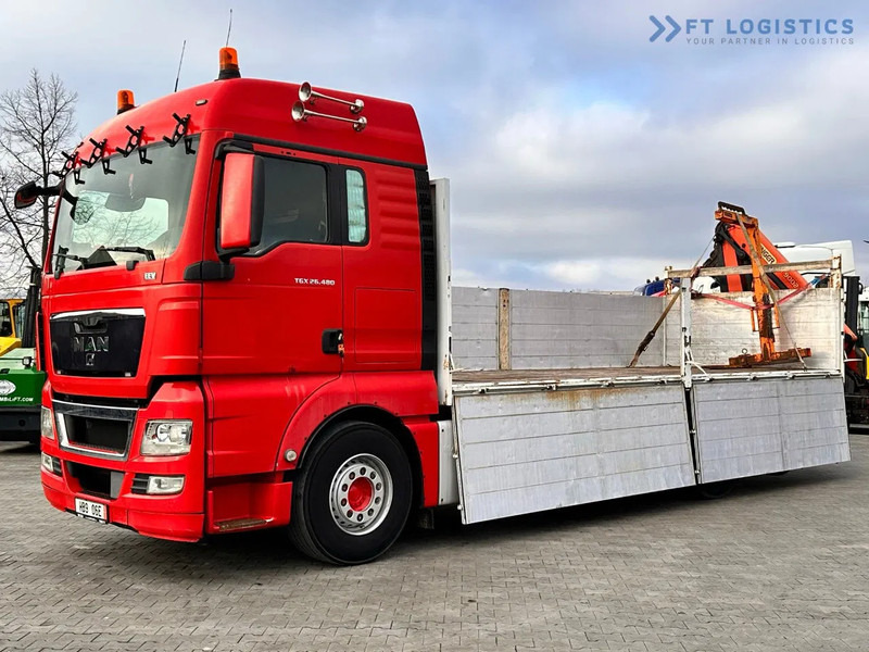 MAN TGX 26.480 Ciężarówka burtowa MAN TGX 26.480 6X2 / PALFINGER PK9002-EH B Crane / 80% Michelin - Камион с кран: снимка 2 MAN TGX 26.480 Ciężarówka burtowa MAN TGX 26.480 6X2 / PALFINGER PK9002-EH B Crane / 80% Michelin - Камион с кран: снимка 2