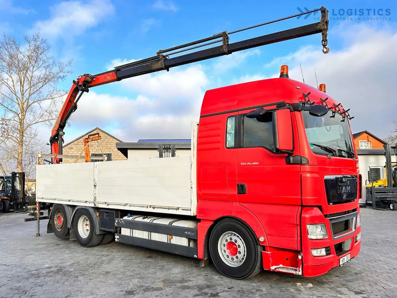 MAN TGX 26.480 Ciężarówka burtowa MAN TGX 26.480 6X2 / PALFINGER PK9002-EH B Crane / 80% Michelin Tire Dodać do ulubionych - Камион с кран: снимка 5 MAN TGX 26.480 Ciężarówka burtowa MAN TGX 26.480 6X2 / PALFINGER PK9002-EH B Crane / 80% Michelin Tire Dodać do ulubionych - Камион с кран: снимка 5