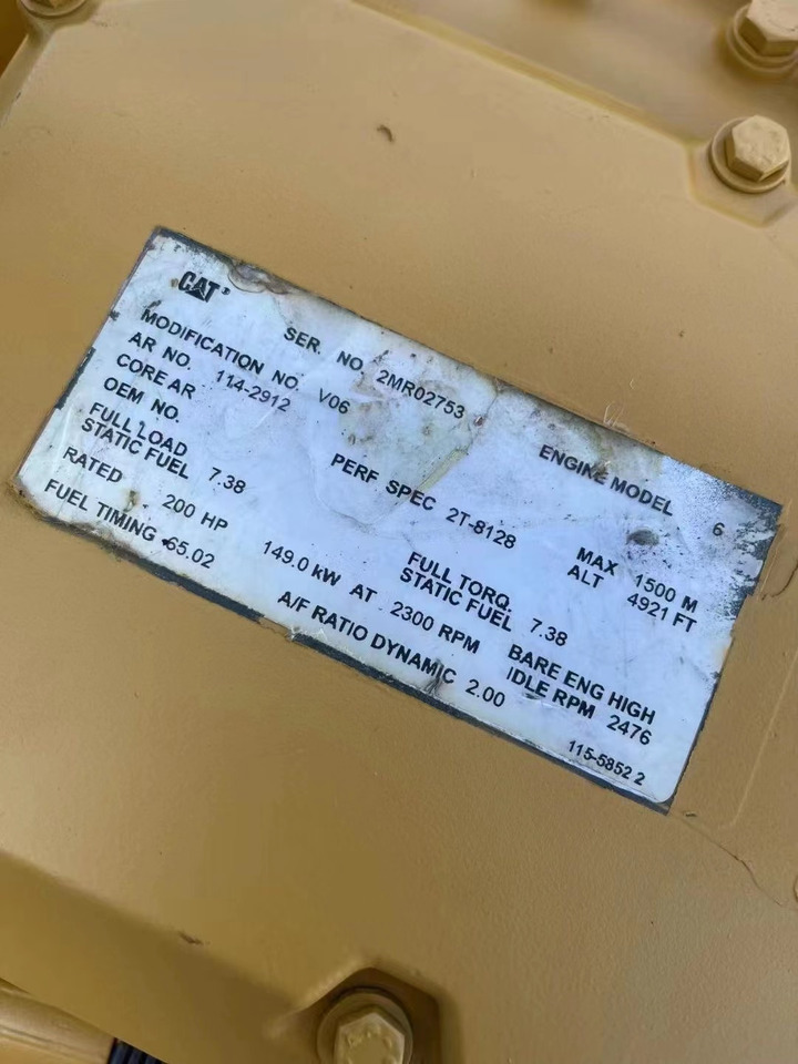 Двигател за Багер CATERPILLAR 3116: снимка 6 Двигател за Багер CATERPILLAR 3116: снимка 6