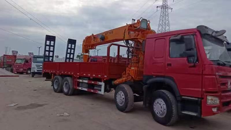 HOWO XCMG HOWO 375 chassis ,XCMG QY16D - Камион с кран: снимка 2 HOWO XCMG HOWO 375 chassis ,XCMG QY16D - Камион с кран: снимка 2