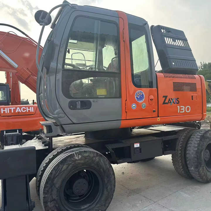 Hot Sale! Used Hitachi ZX130 Wheel Excavator |Excellent Condition| Best Price | Perfect for Construction & Road Projects - Багер: снимка 1 Hot Sale! Used Hitachi ZX130 Wheel Excavator |Excellent Condition| Best Price | Perfect for Construction & Road Projects - Багер: снимка 1