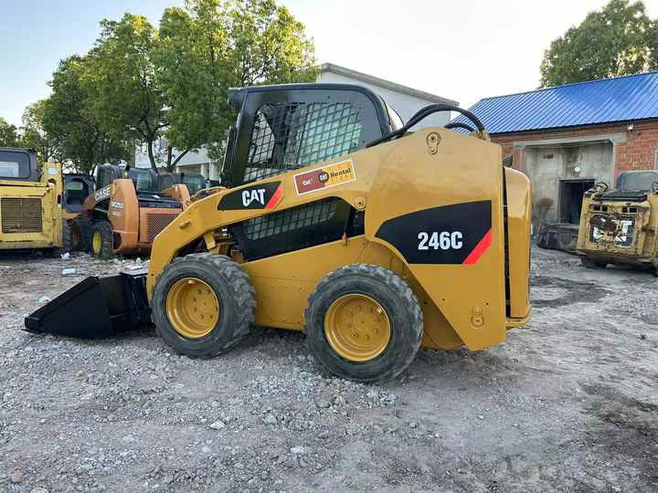 Used Original Caterpillar 246c Skid Steer Loader for Sale - Мини челен товарач: снимка 4 Used Original Caterpillar 246c Skid Steer Loader for Sale - Мини челен товарач: снимка 4