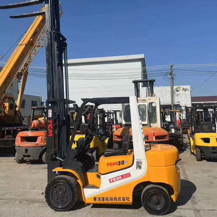 Very Good Condition and Cheap Price 3 Tonne TCM Forklift Run Performance TCM30 Forklift for Sale - Мотокар: снимка 1 Very Good Condition and Cheap Price 3 Tonne TCM Forklift Run Performance TCM30 Forklift for Sale - Мотокар: снимка 1