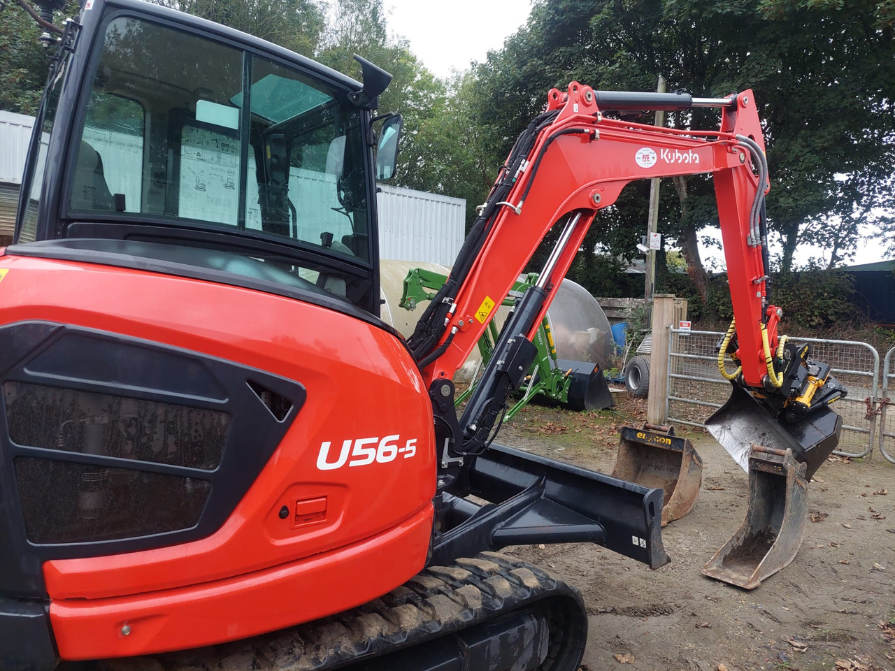 KUBOTA U56-5 - Мини багер: снимка 3 KUBOTA U56-5 - Мини багер: снимка 3