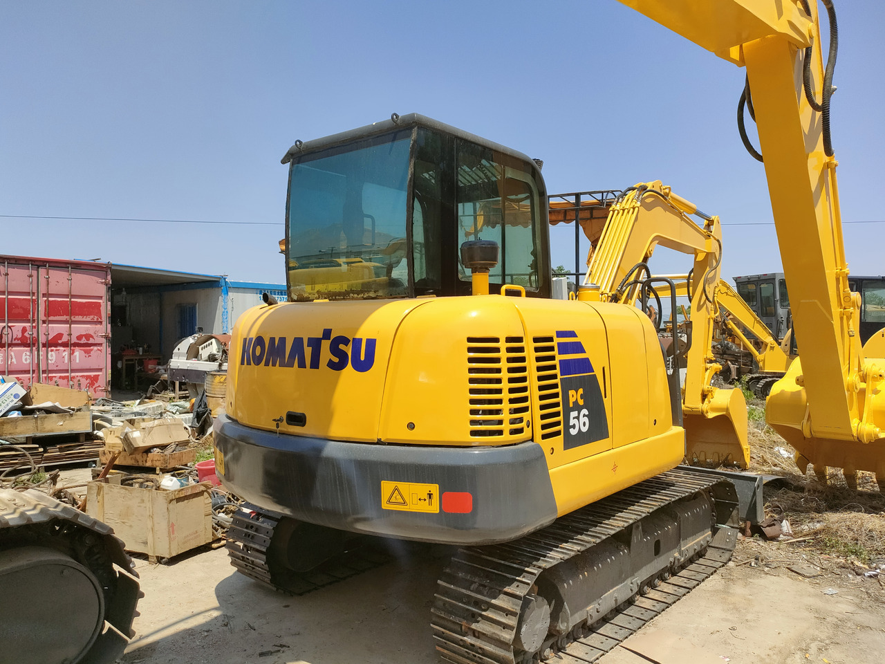 KOMATSU PC56-7 - Верижен багер: снимка 2 KOMATSU PC56-7 - Верижен багер: снимка 2