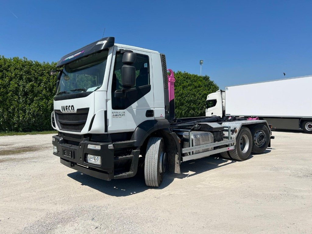 IVECO STRALIS 460 SCARRABILE - Мултилифт с кука камион: снимка 1 IVECO STRALIS 460 SCARRABILE - Мултилифт с кука камион: снимка 1