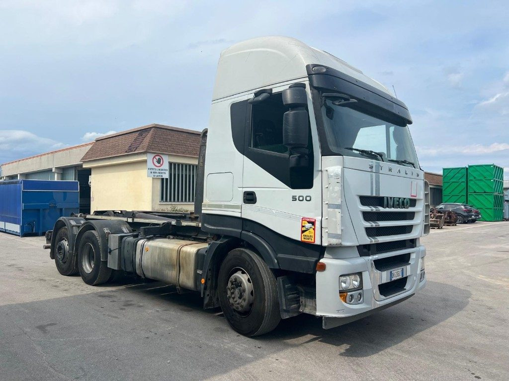 IVECO STRALIS AS260S 50Y SCARRABILE - Мултилифт с кука камион: снимка 1 IVECO STRALIS AS260S 50Y SCARRABILE - Мултилифт с кука камион: снимка 1