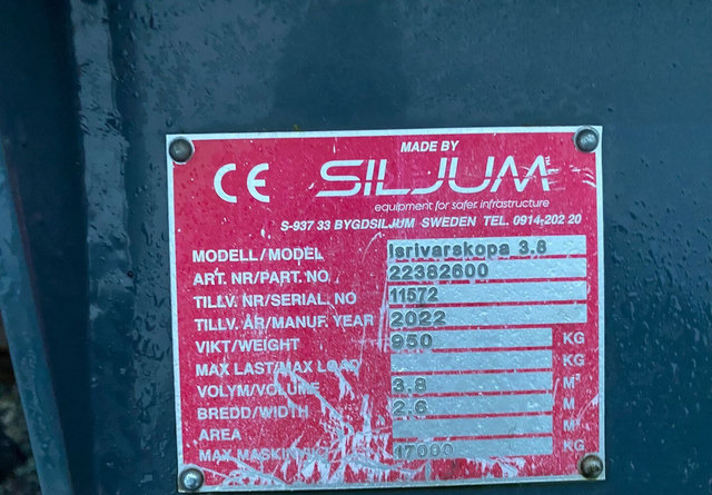 Siljum MekanPolannekauha 3,8m3 - Кофа за товарач: снимка 3 Siljum MekanPolannekauha 3,8m3 - Кофа за товарач: снимка 3