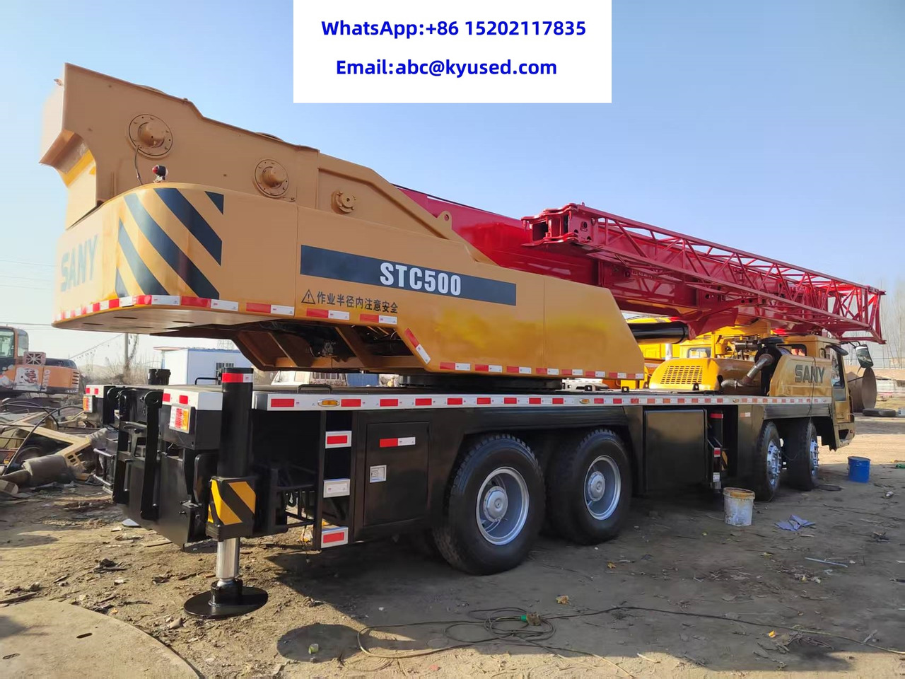 Автокран SANY STC500 STC750 STC800 STC250 25T 50T 75T 80TON CRANE: снимка 6 Автокран SANY STC500 STC750 STC800 STC250 25T 50T 75T 80TON CRANE: снимка 6
