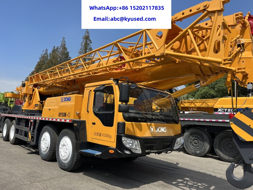 XCMG QY50K QY50K-2 QY55K XCT55 QY70K QY100K QY130K QY25K 25TON 30TON 50TON 35TON 70TON 100T 130T 160TON - Автокран: снимка 4 XCMG QY50K QY50K-2 QY55K XCT55 QY70K QY100K QY130K QY25K 25TON 30TON 50TON 35TON 70TON 100T 130T 160TON - Автокран: снимка 4