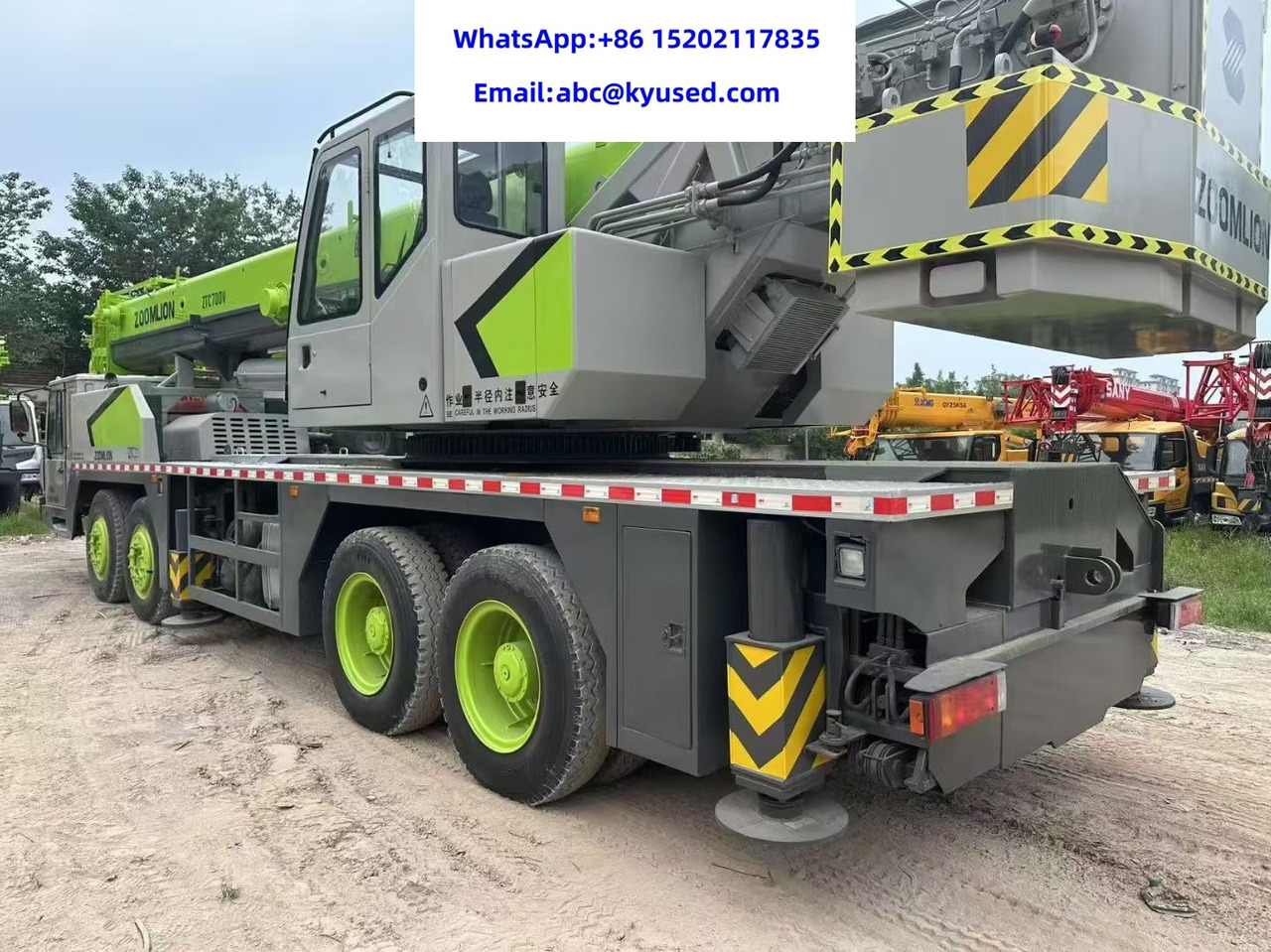 ZOOMLION QY70V ZTC700V QY80V ZTC800V 70TON 80TON CRANE - Автокран: снимка 3 ZOOMLION QY70V ZTC700V QY80V ZTC800V 70TON 80TON CRANE - Автокран: снимка 3