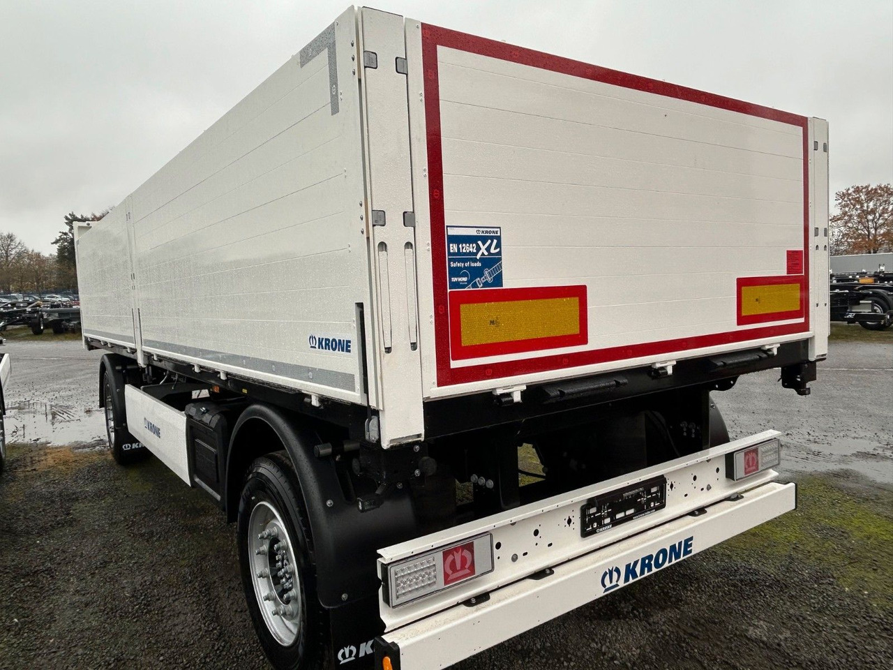 Krone AZP 18 eL42-BS Baustoff NEU - Бордово ремарке/ Платформа: снимка 3 Krone AZP 18 eL42-BS Baustoff NEU - Бордово ремарке/ Платформа: снимка 3