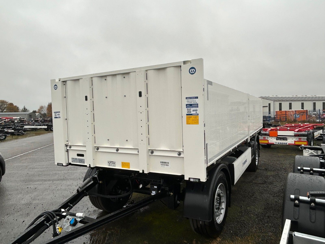 Krone AZP 18 eL42-BS Baustoff NEU - Бордово ремарке/ Платформа: снимка 1 Krone AZP 18 eL42-BS Baustoff NEU - Бордово ремарке/ Платформа: снимка 1