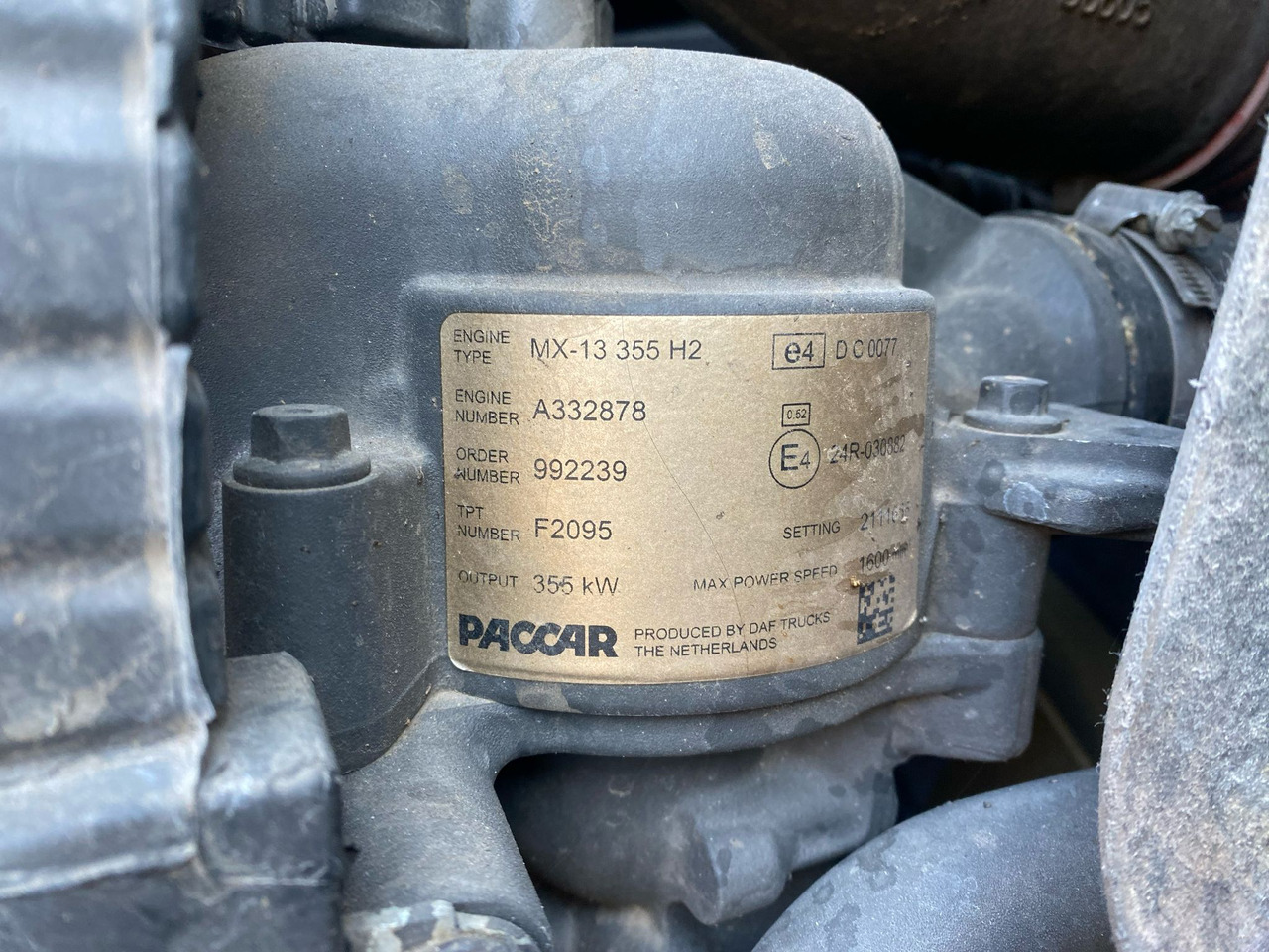 Daf MX-13 355H2 - Двигател: снимка 1 Daf MX-13 355H2 - Двигател: снимка 1