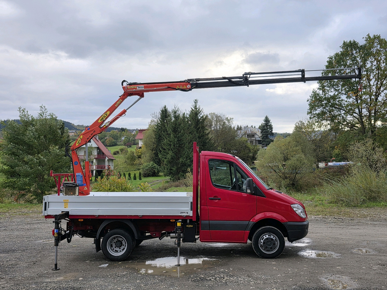Mercedes-Benz Sprinter 418 CDI Skrzynia +HDS 10.5 M +Pilot  ! 87000km ! - Бордови бус: снимка 3 Mercedes-Benz Sprinter 418 CDI Skrzynia +HDS 10.5 M +Pilot  ! 87000km ! - Бордови бус: снимка 3