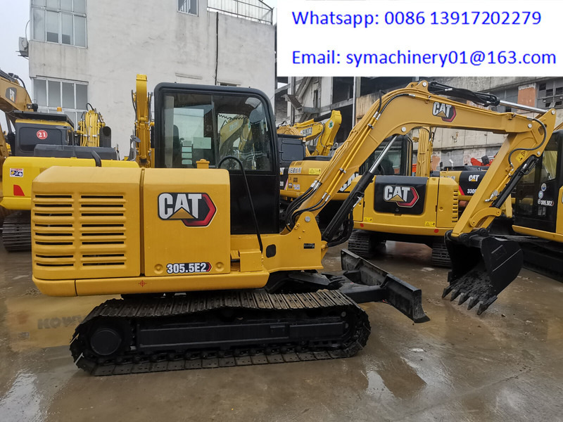 Caterpillar 305.5E2 - Верижен багер: снимка 1 Caterpillar 305.5E2 - Верижен багер: снимка 1