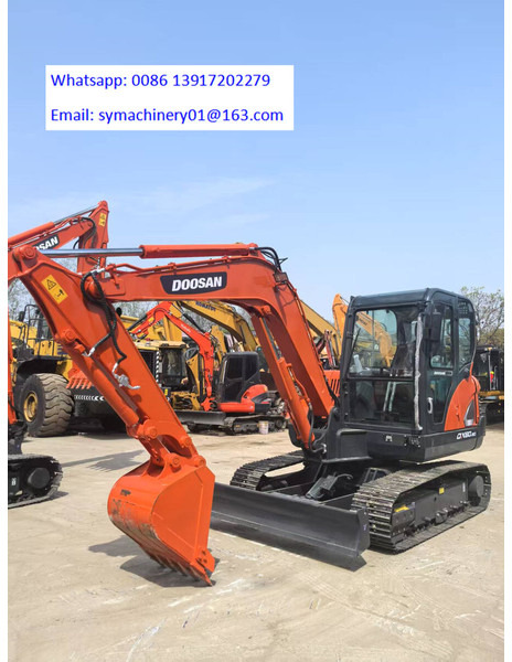 Doosan DX60 - Мини багер: снимка 3 Doosan DX60 - Мини багер: снимка 3