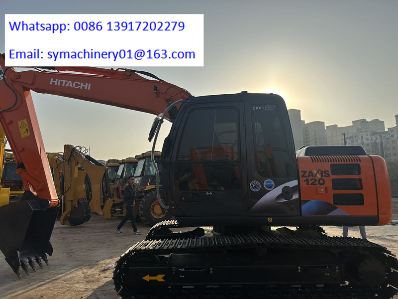 Hitachi ZX120 - Мини багер: снимка 4 Hitachi ZX120 - Мини багер: снимка 4