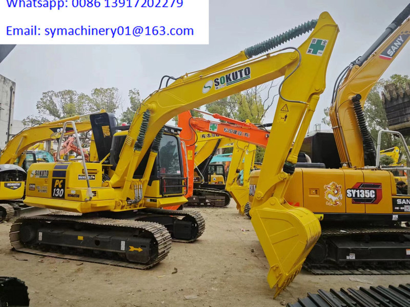 Верижен багер Komatsu PC130: снимка 11