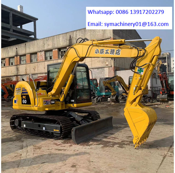Komatsu PC60-8 - Мини багер: снимка 1 Komatsu PC60-8 - Мини багер: снимка 1