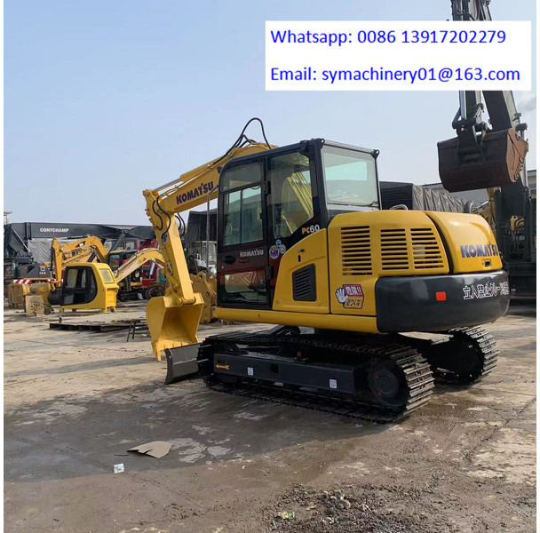 Komatsu PC60-8 - Мини багер: снимка 3 Komatsu PC60-8 - Мини багер: снимка 3