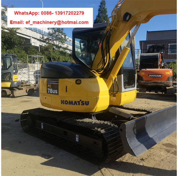 Komatsu PC78 - Мини багер: снимка 4 Komatsu PC78 - Мини багер: снимка 4