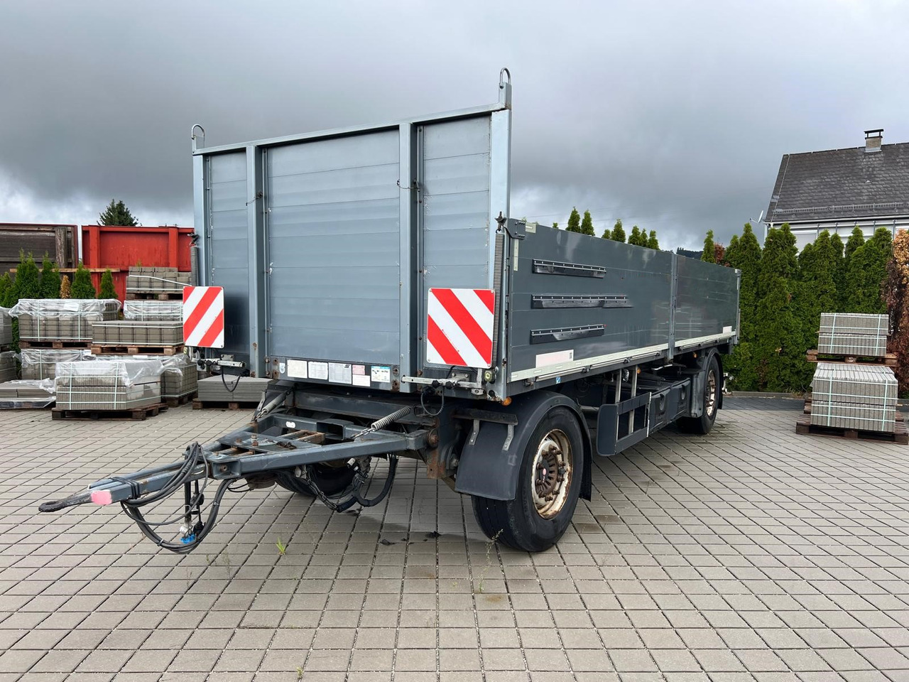SCHWARZMÜLLER T- Serie  SK 18 - Бордово ремарке/ Платформа: снимка 1 SCHWARZMÜLLER T- Serie  SK 18 - Бордово ремарке/ Платформа: снимка 1