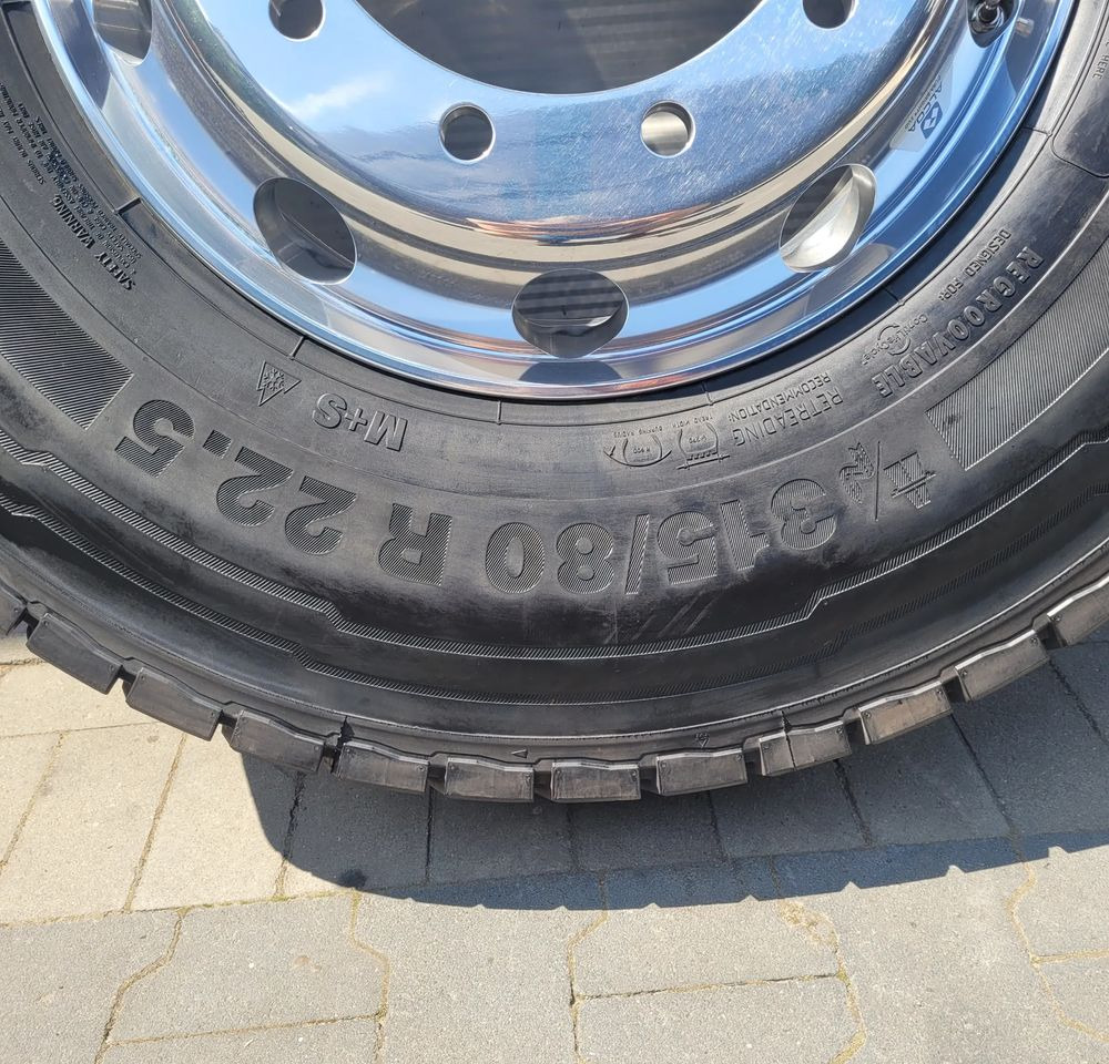 KOŁO CONTINENTAL 315/80R22.5 HYBRID HB3 ALUS ALCOA 9.00 NOWA Chwalim116 - Гуми и джанти за Камион: снимка 3 KOŁO CONTINENTAL 315/80R22.5 HYBRID HB3 ALUS ALCOA 9.00 NOWA Chwalim116 - Гуми и джанти за Камион: снимка 3