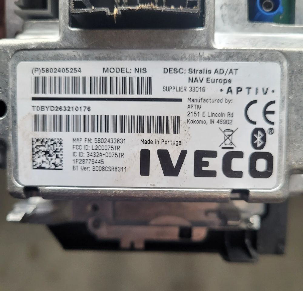 RADIO NAWIGACJA IVECO STRALIS 5802405254 - Кабина и интериор за Камион: снимка 2 RADIO NAWIGACJA IVECO STRALIS 5802405254 - Кабина и интериор за Камион: снимка 2