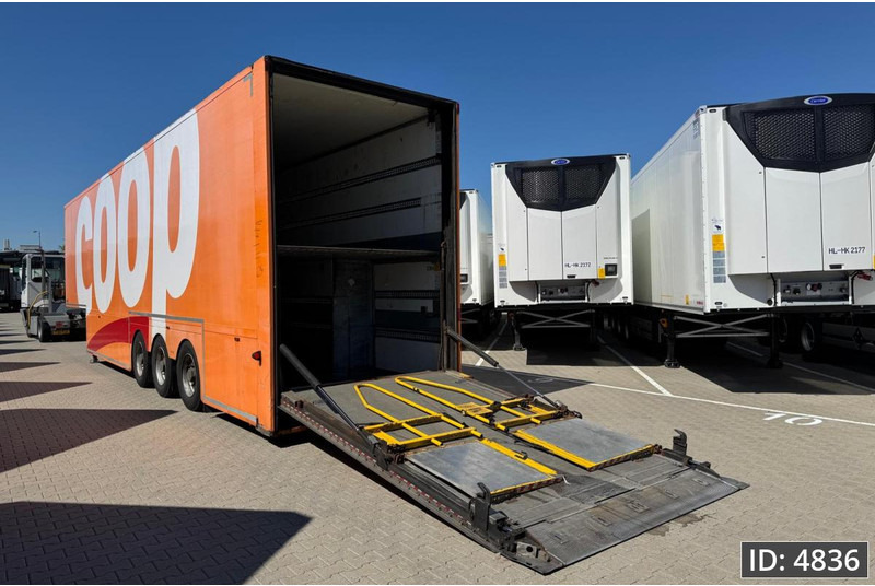 BURGERS Double-Deck / Steering axle / Tail lift - Затворена каросерия полуремарке: снимка 2 BURGERS Double-Deck / Steering axle / Tail lift - Затворена каросерия полуремарке: снимка 2