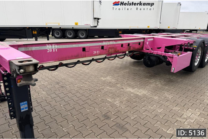 Broshuis 3UCC-39/45 Multi / 2x Extandable / 2x Lift Axle - Контейнеровоз/ Сменна каросерия полуремарке: снимка 2 Broshuis 3UCC-39/45 Multi / 2x Extandable / 2x Lift Axle - Контейнеровоз/ Сменна каросерия полуремарке: снимка 2