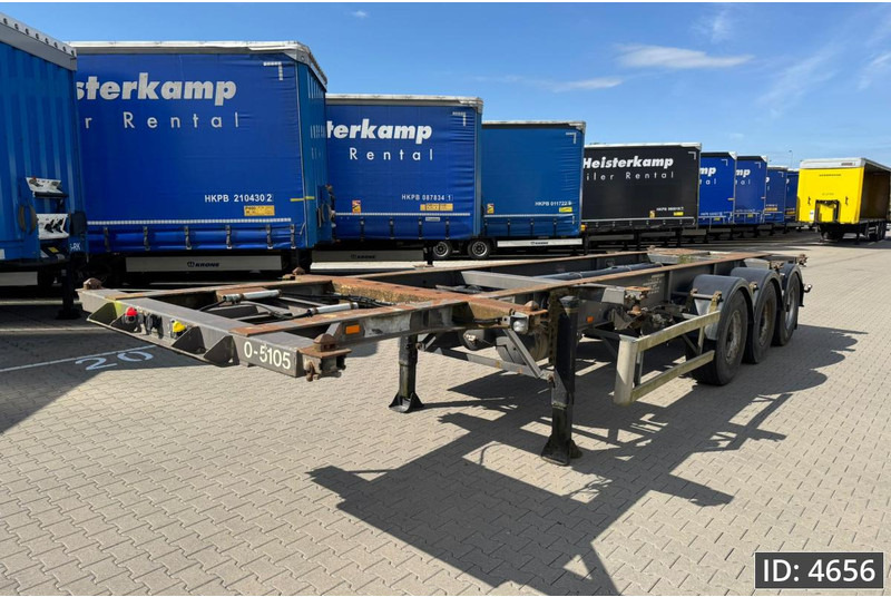 DESOT 3AT / 20-30 ft / BPW - Контейнеровоз/ Сменна каросерия полуремарке: снимка 1 DESOT 3AT / 20-30 ft / BPW - Контейнеровоз/ Сменна каросерия полуремарке: снимка 1