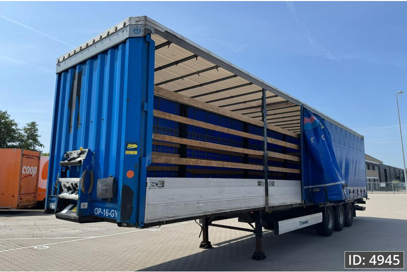 Krone SD / Sideboards / Drum brakes / DHOLLANDIA 2000KG - Брезентово полуремарке: снимка 1 Krone SD / Sideboards / Drum brakes / DHOLLANDIA 2000KG - Брезентово полуремарке: снимка 1