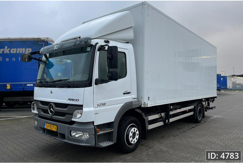 Mercedes-Benz Atego 1218 Day Cab, Euro 5, BDF / EPS automatic / standklima / DHOLLANDIA 2000KG - Контейнеровоз/ Сменна каросерия камион: снимка 1 Mercedes-Benz Atego 1218 Day Cab, Euro 5, BDF / EPS automatic / standklima / DHOLLANDIA 2000KG - Контейнеровоз/ Сменна каросерия камион: снимка 1