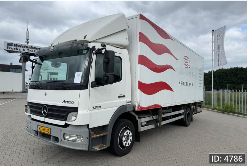 Mercedes-Benz Atego 1318 Day Cab, Euro 5, BDF / EPS automatic / DHOLLANDIA 2000KG - Контейнеровоз/ Сменна каросерия камион: снимка 1 Mercedes-Benz Atego 1318 Day Cab, Euro 5, BDF / EPS automatic / DHOLLANDIA 2000KG - Контейнеровоз/ Сменна каросерия камион: снимка 1