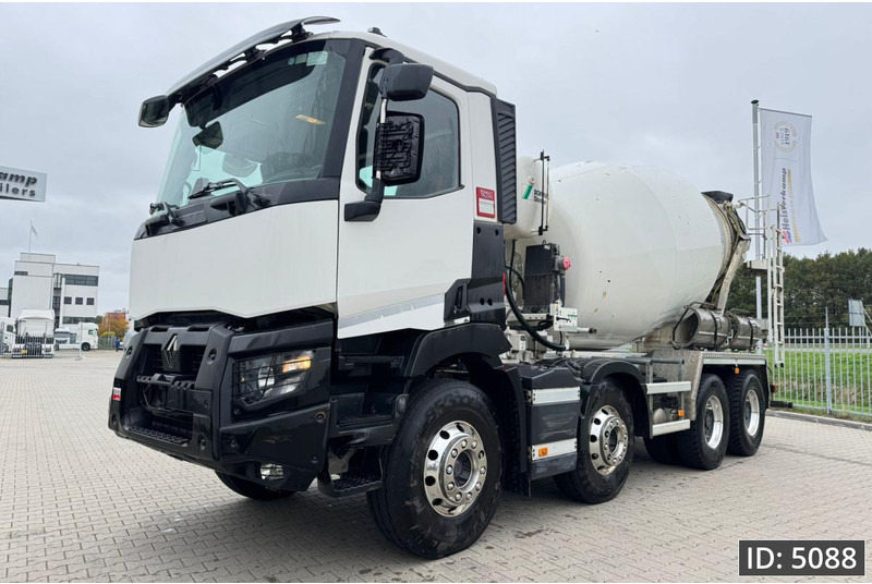 Renault C480 Day Cab, Euro 6, 8x4 / Full steel / 9m3 / TOP!! - Бетоновоз: снимка 1 Renault C480 Day Cab, Euro 6, 8x4 / Full steel / 9m3 / TOP!! - Бетоновоз: снимка 1