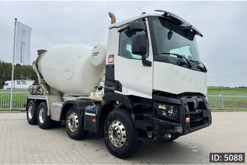 Renault C480 Day Cab, Euro 6, 8x4 / Full steel / 9m3 / TOP!! - Бетоновоз: снимка 4 Renault C480 Day Cab, Euro 6, 8x4 / Full steel / 9m3 / TOP!! - Бетоновоз: снимка 4