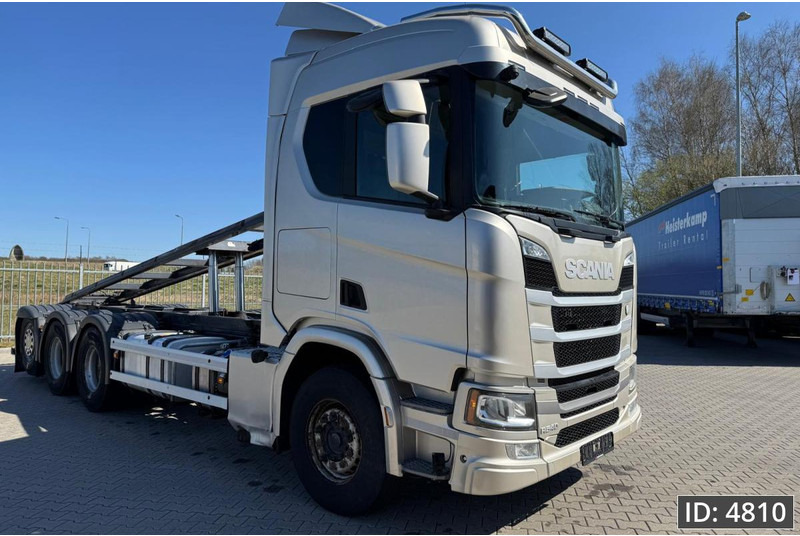 Scania R540 Topline, Euro 6, / 8x4 / BDF / Lift axle / frame 7.4 m - Контейнеровоз/ Сменна каросерия камион: снимка 4 Scania R540 Topline, Euro 6, / 8x4 / BDF / Lift axle / frame 7.4 m - Контейнеровоз/ Сменна каросерия камион: снимка 4