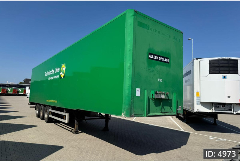 Van Eck PT-3 / BPW Drum / Roll up door - Затворена каросерия полуремарке: снимка 4 Van Eck PT-3 / BPW Drum / Roll up door - Затворена каросерия полуремарке: снимка 4